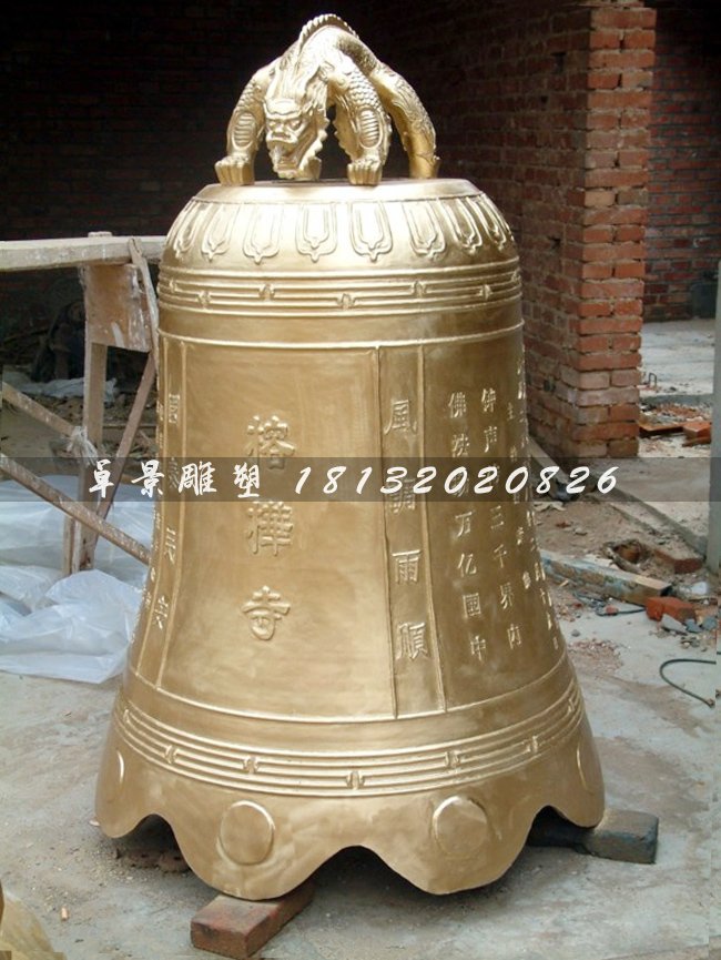 銅鐘，鑄造銅鐘，寺廟鐘銅鐘