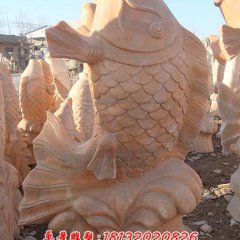 石雕魚，石頭魚石雕