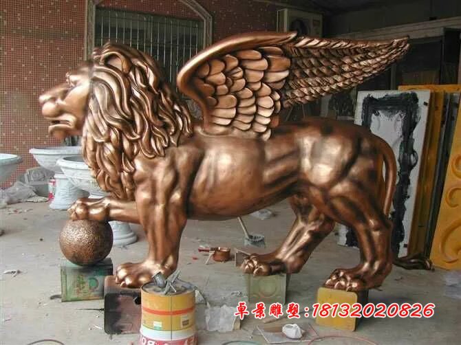 獅子銅雕,廣場銅雕獅子雕塑
