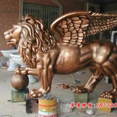 獅子銅雕,廣場銅雕獅子雕塑