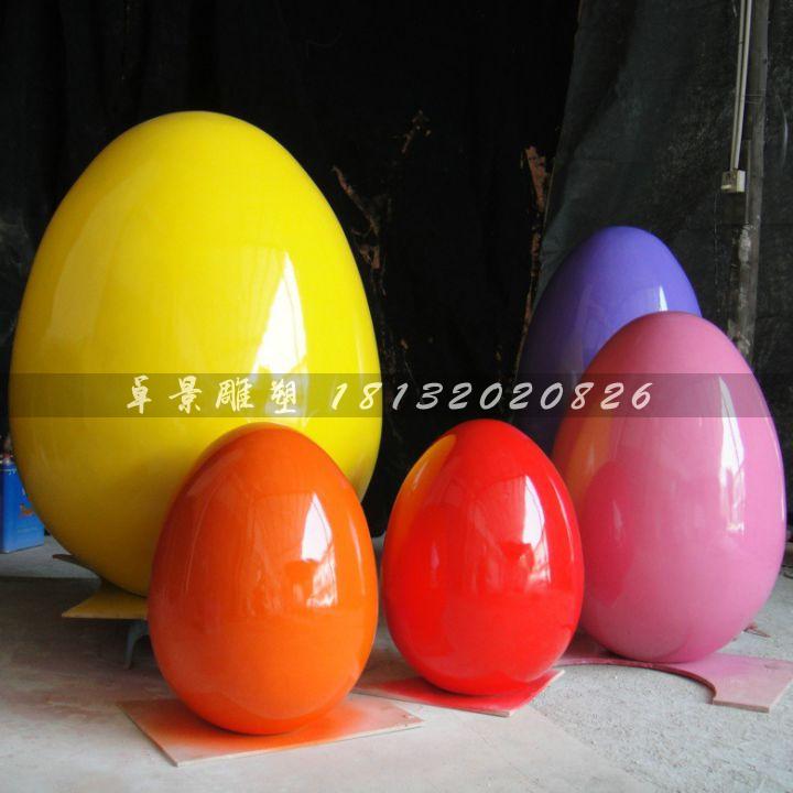 彩繪彩蛋雕塑,玻璃鋼彩蛋雕塑,圣誕節(jié)彩蛋雕塑
