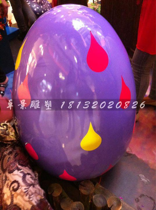 彩繪彩蛋雕塑,玻璃鋼彩蛋雕塑,圣誕節(jié)彩蛋雕塑