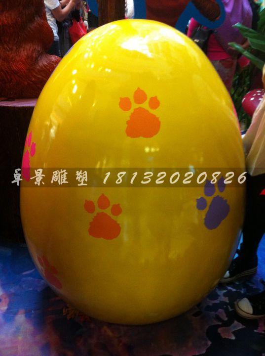 彩繪彩蛋雕塑,玻璃鋼彩蛋雕塑,圣誕節(jié)彩蛋雕塑