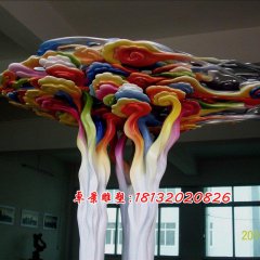 不銹鋼彩色雕塑，彩繪雕塑