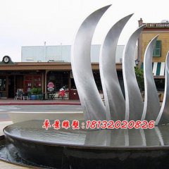 不銹鋼翅膀雕塑，不銹鋼廣場(chǎng)雕塑