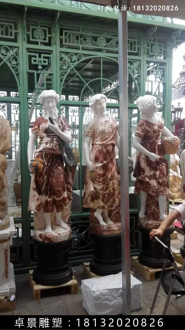 西方人物石雕,西方美女石雕 (6)