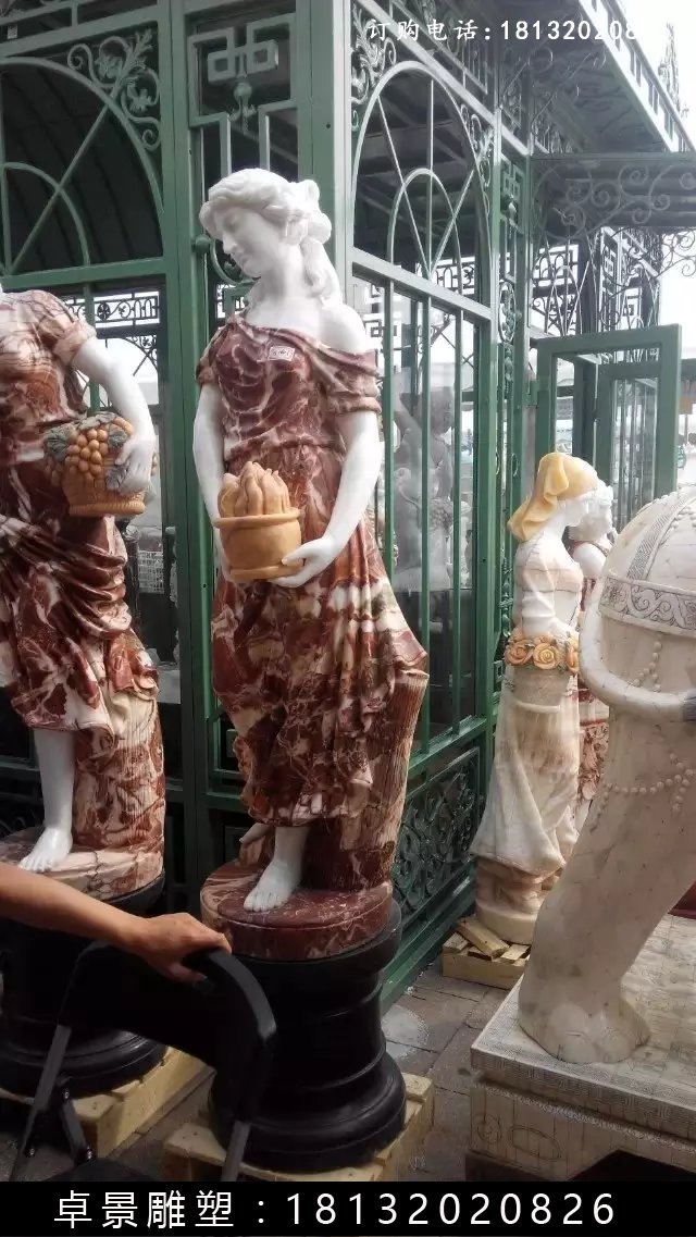 西方人物石雕,西方美女石雕 (7)