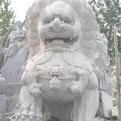 北京獅石雕,漢白玉獅子雕塑
