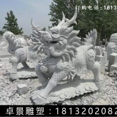 麒麟石雕,仿古麒麟雕塑