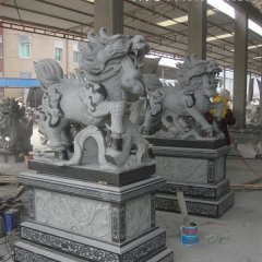 麒麟石雕,仿古麒麟石雕