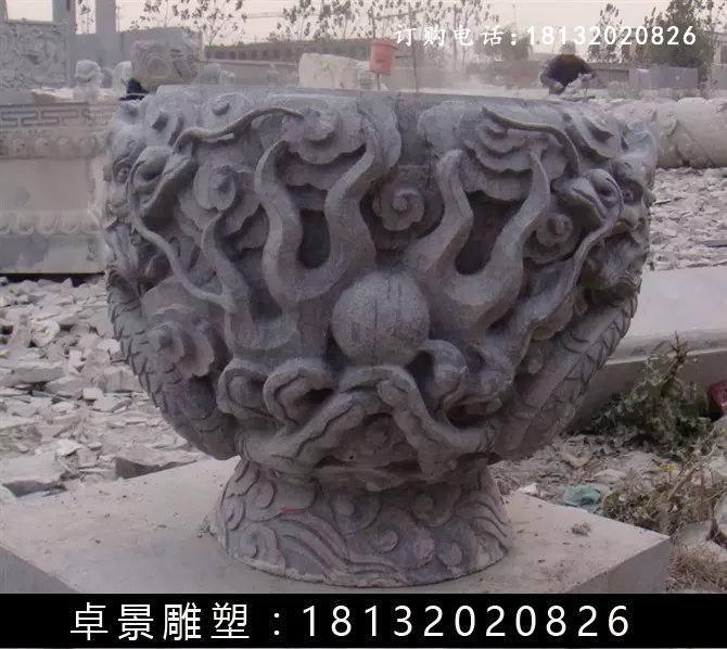 石水缸,仿古石水缸 (3)