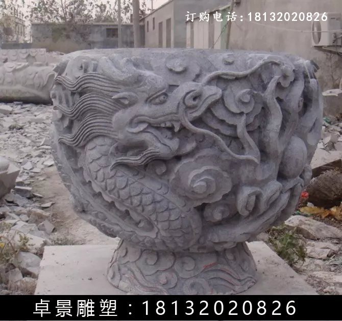 石水缸,仿古石水缸 (4)