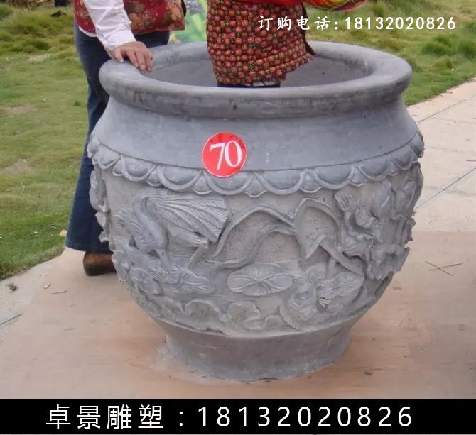 石水缸,仿古石水缸 (8)