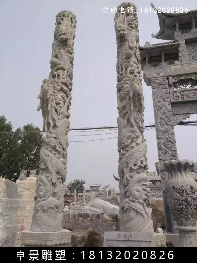 石柱,盤龍柱,龍柱 (2)