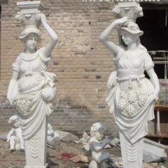 侍女石雕,侍女石燈