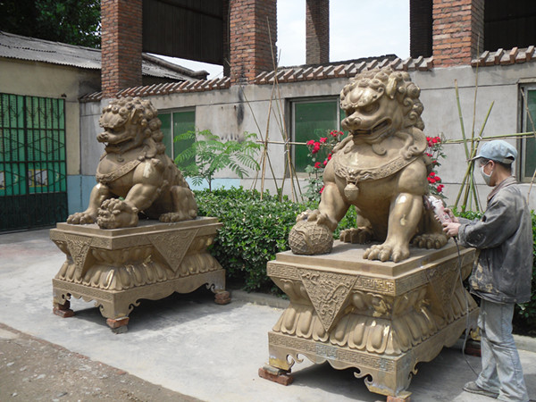 北京獅銅雕,獅子銅雕,鑄銅獅子雕塑