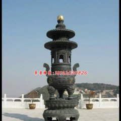 銅香爐,鑄銅香爐雕塑