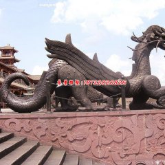 銅龍雕塑,廣場龍銅雕