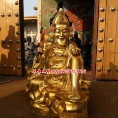 銅雕濟公,貼金濟公雕塑