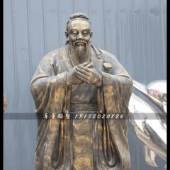 孔子銅雕,校園名人銅雕