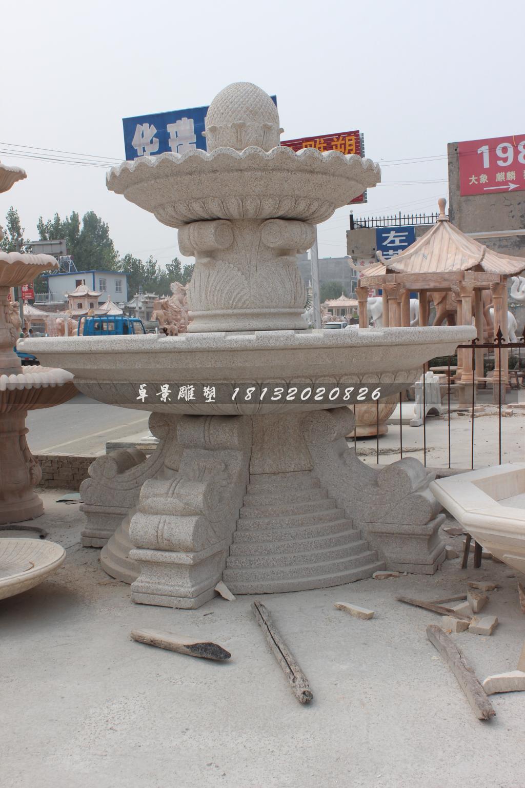 石噴泉,小區(qū)石噴泉雕塑