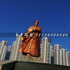 諸葛亮銅雕,城市銅雕