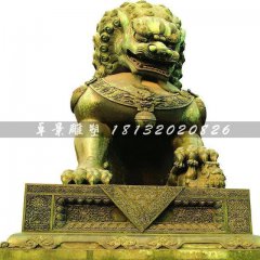 銅獅子雕塑,鑄銅獅子雕塑