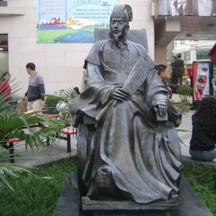 諸葛亮銅雕,歷史名人銅雕