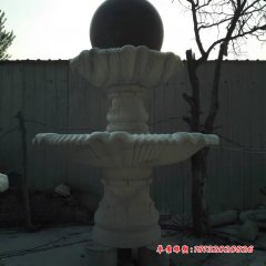 風水球石雕,兩層風水球雕塑