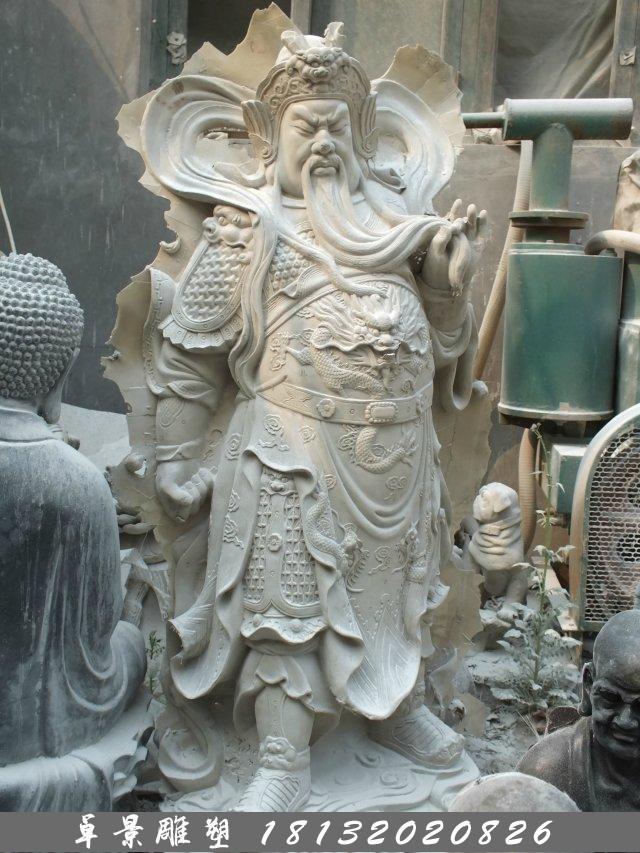 關公石雕，關帝石雕，關二爺石雕 (2)