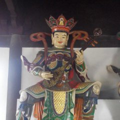 玻璃鋼四大天王雕塑，彩繪四大天王玻璃鋼雕塑