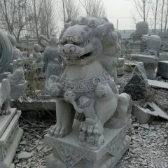 獅子石雕,仿古獅子石雕,門獅石雕