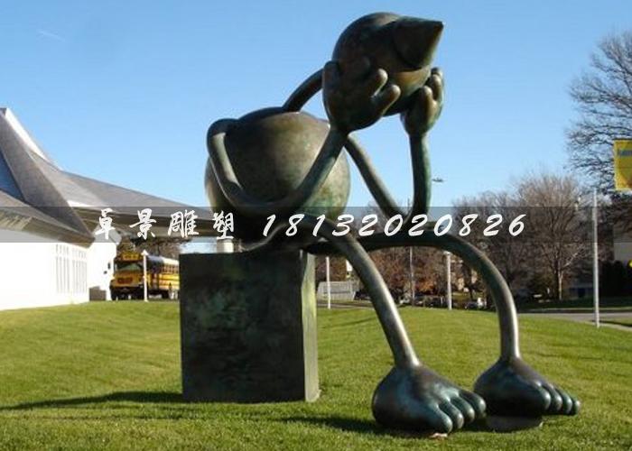 外星人雕塑,鑄銅外星人雕塑