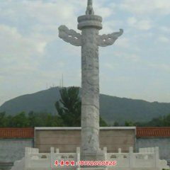 華表,石雕龍柱