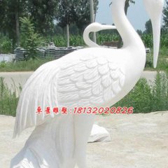 漢白玉仙鶴,石雕仙鶴