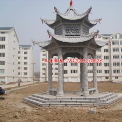 大理石涼亭,小區涼亭雕塑