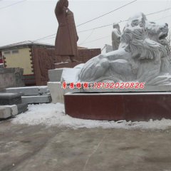 石雕獅子,大理石西洋獅雕塑