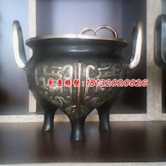 三足銅鼎,仿古香爐銅雕