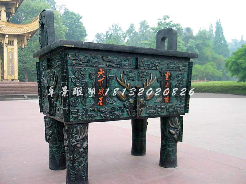 銅鼎,銅方鼎,寺廟銅鼎