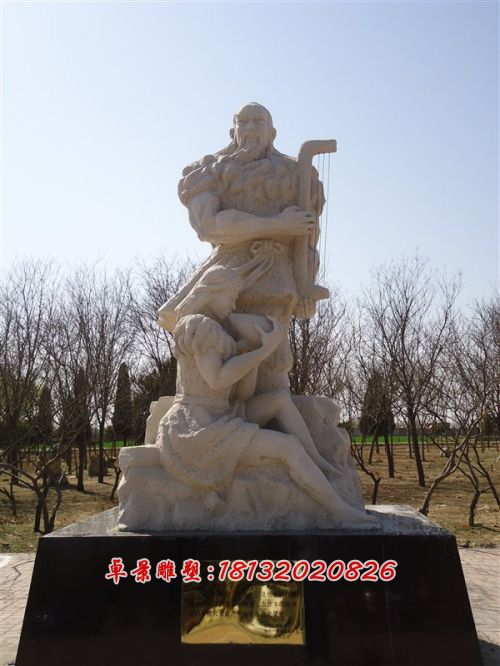 玻璃鋼伏羲雕塑,玻璃鋼人物雕塑 (1)
