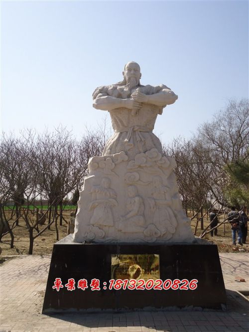 玻璃鋼伏羲雕塑,玻璃鋼人物雕塑 (2)