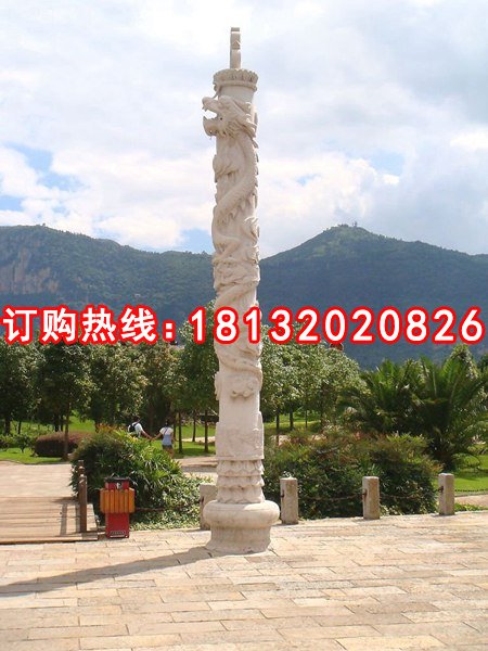 龍柱,盤龍柱,廣場龍柱石雕