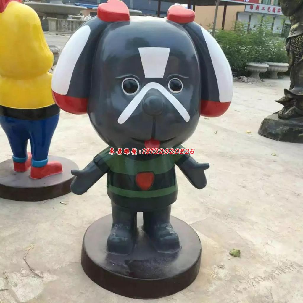 玻璃鋼十二生肖雕塑,玻璃鋼卡通動物雕塑 (4)