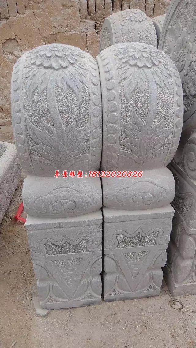 抱鼓石,大理石門墩 (2)