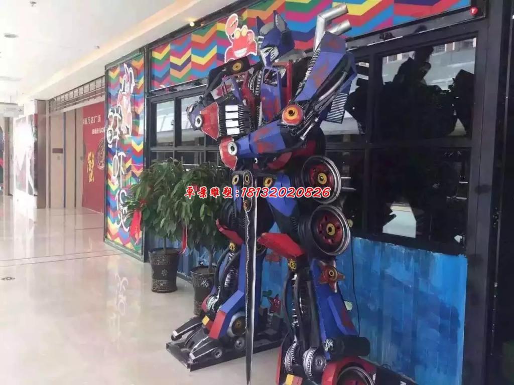 變形金剛雕塑,玻璃鋼仿真雕塑 (1)