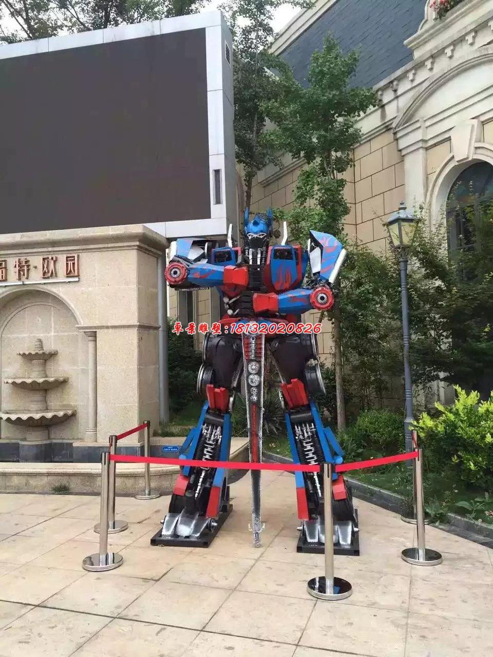 變形金剛雕塑,玻璃鋼仿真雕塑 (2)