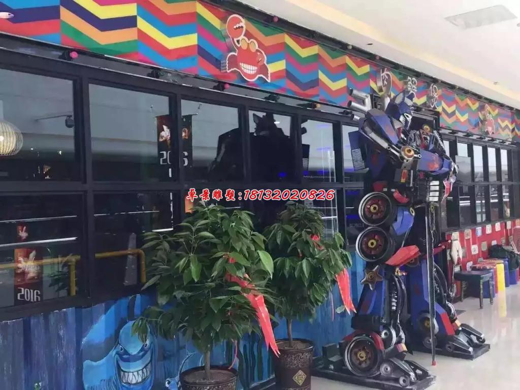 變形金剛雕塑,玻璃鋼仿真雕塑 (3)