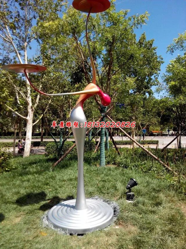 玻璃鋼抽象人物雕塑,玻璃鋼耍雜技雕塑 (2)