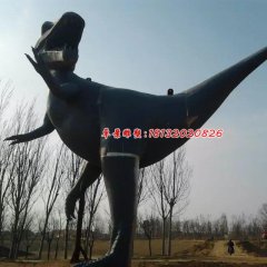 玻璃鋼恐龍雕塑,公園動物雕塑