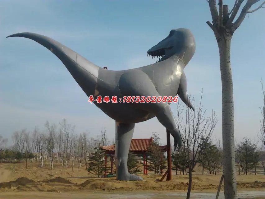 玻璃鋼恐龍雕塑，公園動物雕塑 (2)